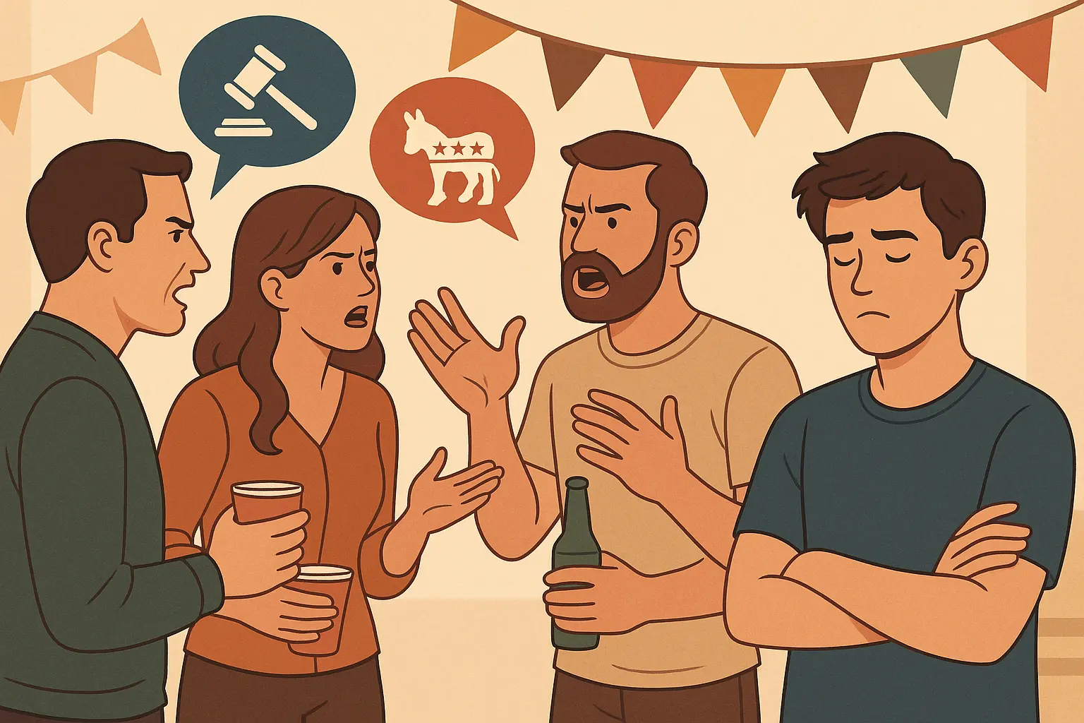 Why I Don’t Talk About Politics at Parties