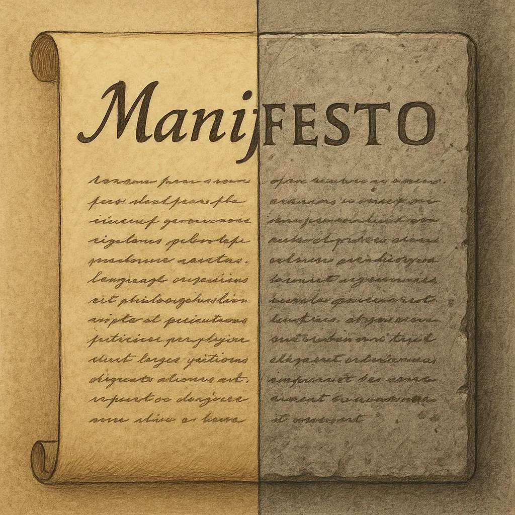 The Fine Line Between Manifesto and Dogma